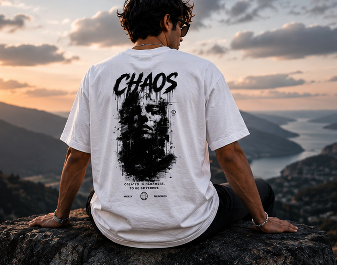 Chaos Tee-White