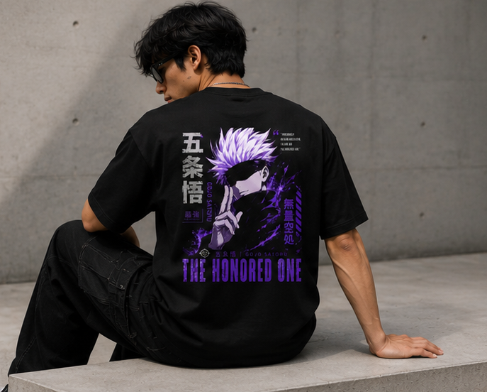 Anime Streetwear Tee – GOJO Edition
