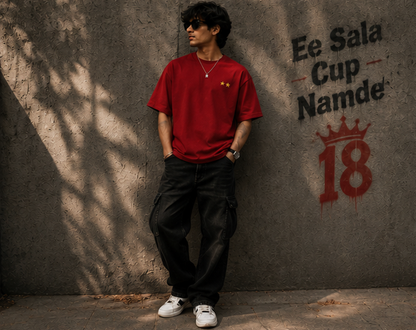 RCB Winning Oversized Tee (Unisex)