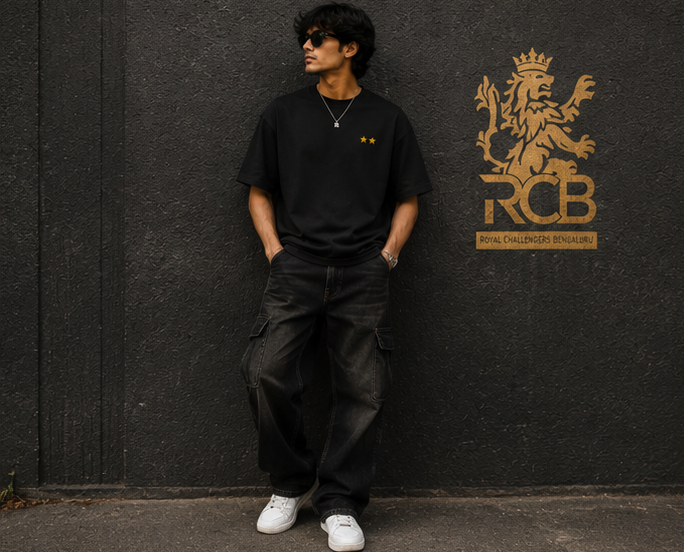 RCB Winning Oversized Tee (Unisex)