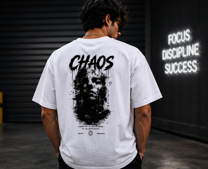 Chaos Tee-White