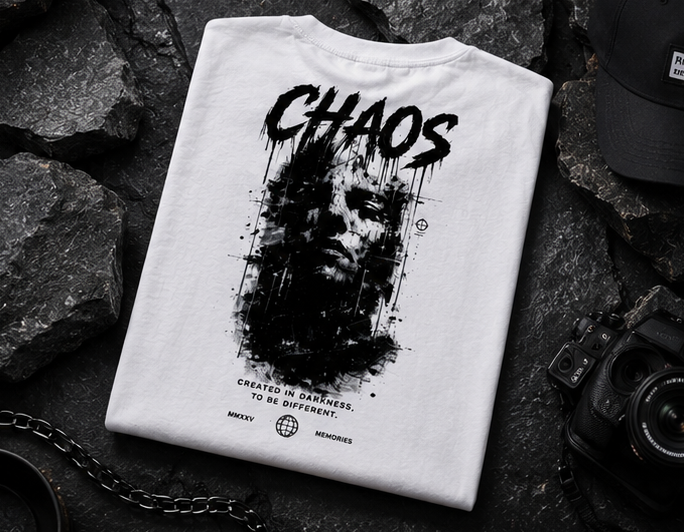 Chaos Tee-White
