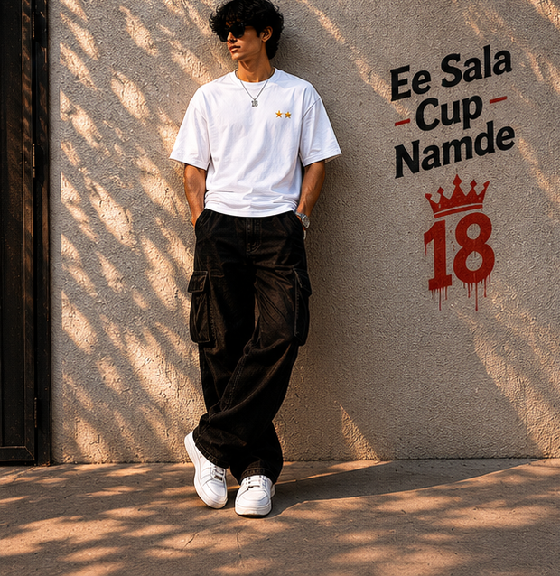 RCB Winning Oversized Tee (Unisex)