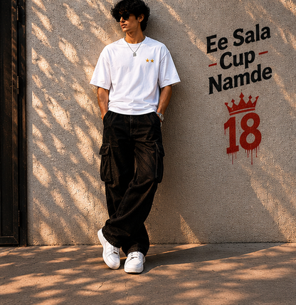 RCB Winning Oversized Tee (Unisex)